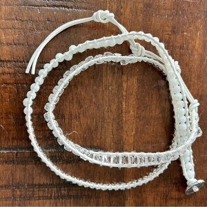 Victoria Emerson White Wrap Bracelet